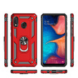 θωρακισμένη θήκη για Samsung Galaxy A20E, Nox Case Ring, κόκκινη