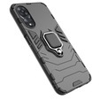 Θήκη για Oppo A78 5G, Kickstand Ring, μαύρη