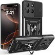 Θήκη για Motorola Moto G15 / Motorola Moto G15 Power, CamShield Slide, μαύρη