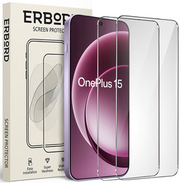 2x Γυαλί ERBORD 9H Hard Glass για OnePlus 15R