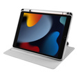 Θήκη για iPad 10.2" 2021/2020/2019 (9/8/7 gen.), με υποδοχή γραφίδας, περιστρεφόμενη κατά 360°, γκρι