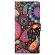 Θήκη με πτερύγιο για Xiaomi Redmi Note 12S, Wallet, colorful jellyfish, μαύρη