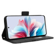 Θήκη με πτερύγιο για Oppo Reno 11F 5G, Card Slot, μαύρη