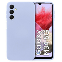 Θήκη για Samsung Galaxy M34 5G, Silicone Lite, μπλε