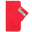 Θήκη με πτερύγιο για Samsung Galaxy A26, Card Slot, κόκκινη