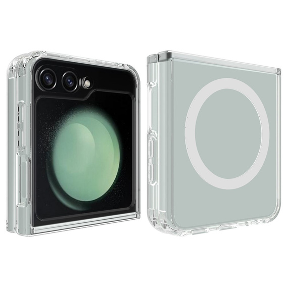 Θήκη για Samsung Galaxy Z Flip7 FE / Z Flip6, Fusion Hybrid, για MagSafe, διαφανής