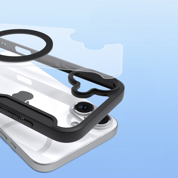 Dux Ducis Θήκη για iPhone 16 Plus, Skin X Pro, MagSafe, μαύρη