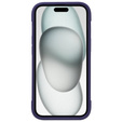 Θήκη για iPhone 15 Plus, ERBORD Armor Mag, μωβ