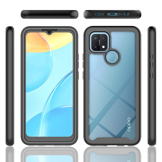 Θήκη για Oppo A15 / A15S, Shockproof, με μεμβράνη, μπλε