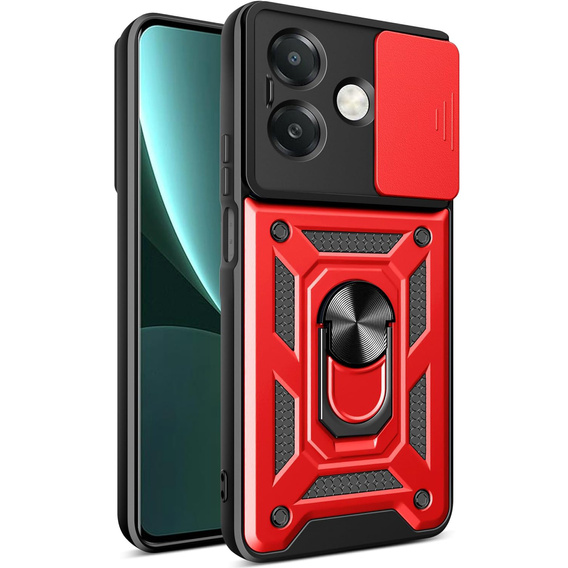Θήκη για Oppo A40 / Oppo A40m, CamShield Slide, κόκκινη