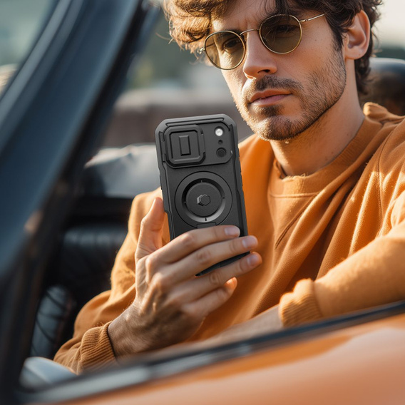 Tech-Protect θήκη για iPhone 17 Pro Max, Kevlar MagSafe+, μαύρο