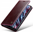 θήκη CASEME για Samsung Galaxy A53 5G, Waxy Textured, μπορντό