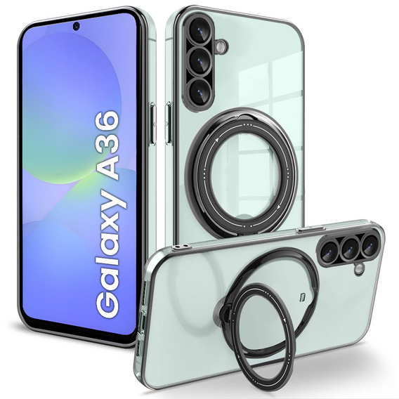 Μαγνητική θήκη για Samsung Galaxy A36 5G, για MagSafe, μαύρη
