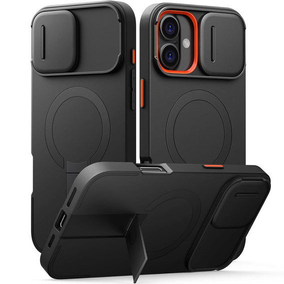 Θήκη για iPhone 12 / 12 Pro, Suritch Shockproof, για MagSafe, μαύρη