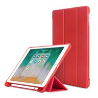 Θήκη για iPad 9.7 2018 / 2017/ Air / Air 2, Smartcase με χώρο για γραφίδα, κόκκινη