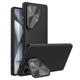 Θήκη για Samsung Galaxy S25 Ultra, θωρακισμένη Nillkin, Carboprof Case, για Magsafe, μαύρη