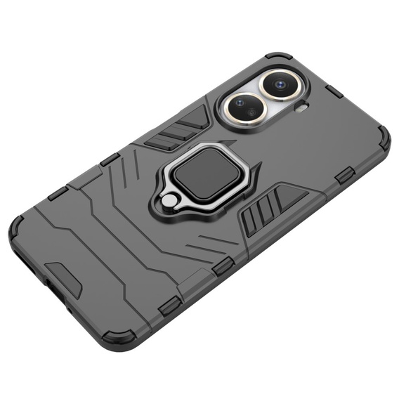 Θήκη για Huawei nova 10 SE, Kickstand Ring, μαύρη