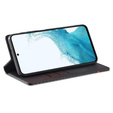 Θήκη με πτερύγιο για Samsung Galaxy A26, Carbon LC.IMEEKE, μαύρη