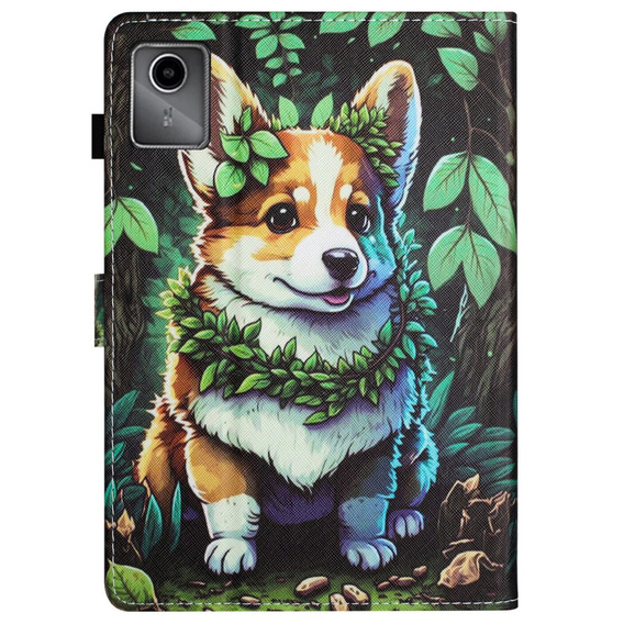 Θήκη για Lenovo Tab M11, με πτερύγιο, corgi dog