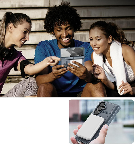 Dexnor Μαγνητική θωρακισμένη θήκη με διπλή βάση για Samsung Galaxy Z Fold7