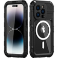 Αδιάβροχη θήκη IP68 για iPhone 14 Pro, SHELLBOX MagSafe, μαύρη