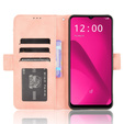 Θήκη με πτερύγιο για T Phone 2 5G, Card Slot, ροζ