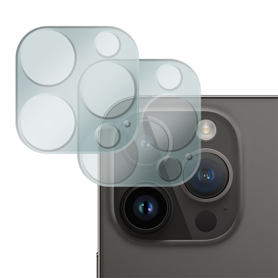 2x ERBORD μετριασμένο γυαλί για την κάμερα για να iPhone 12 Pro Max