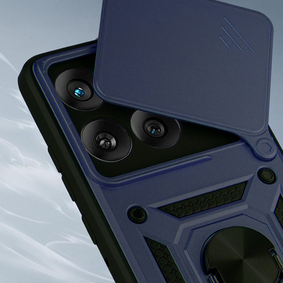 Θήκη για Motorola Edge 60 / 60 Fusion, CamShield Slide, μπλε