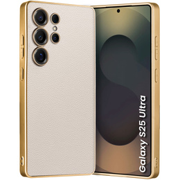 Θήκη για Samsung Galaxy S25 Ultra, GKK Leather, γκρι τιτάνιο
