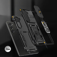 Θήκη για Samsung Galaxy Z Fold6 5G, CamShield Slide, μαύρη