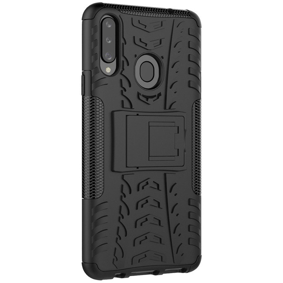 Θήκη για Samsung Galaxy A20S, Tire Armor, μαύρη