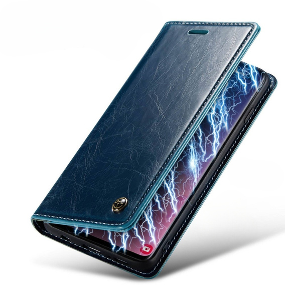 θήκη CASEME για Samsung Galaxy S10+ Plus, Waxy Textured, μπλε