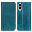 θήκη με πτερύγιο για Samsung Galaxy S25 Edge, Split Leather, πράσινη