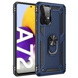 θωρακισμένη θήκη για Samsung Galaxy A72 5G, Nox Case Ring, μπλε