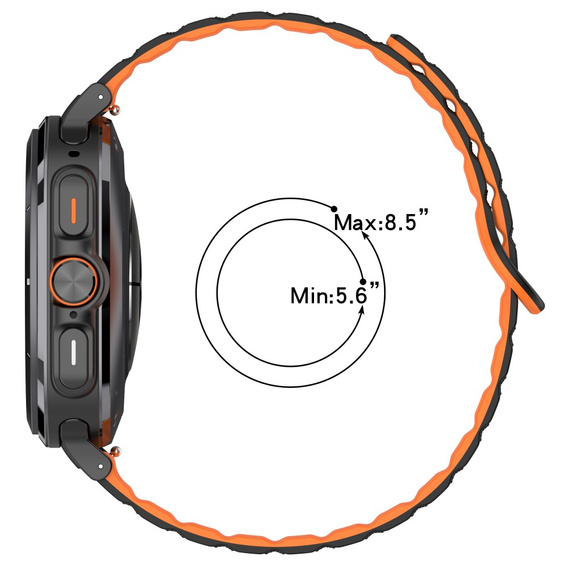 Λουράκι σιλικόνης για Samsung Galaxy Watch Ultra 47mm (2025 / 2024)