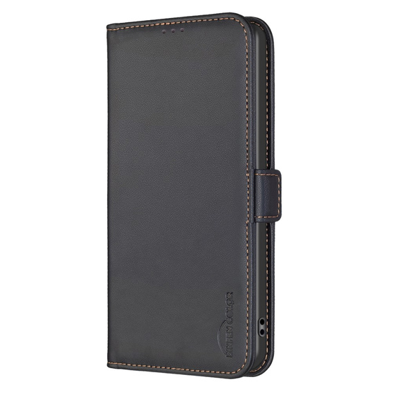 θήκη με πτερύγιο για Xiaomi Redmi Note 13 5G, BINFEN Wallet, μαύρη