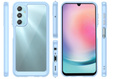 Θήκη για Samsung Galaxy A25 5G, Fusion Hybrid, διαφανής / μπλε + γυαλί 9H 