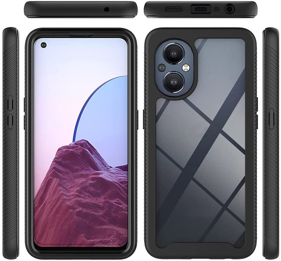 Θήκη για Oppo Reno7 Lite, Shockproof, με μεμβράνη, μπλε