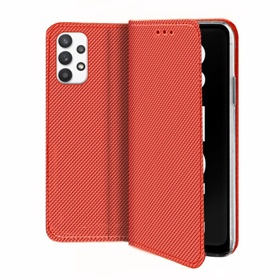 Θήκη με πτερύγιο για Samsung Galaxy A32 5G, Wallet Smart Magnet, κόκκινη