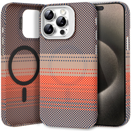 Θήκη για iPhone 15 Pro Max, Πλαίσιο Kickstand, για MagSafe, Sunset Grey
