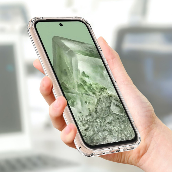 Θήκη για Google Pixel 8A, Fusion Hybrid, για MagSafe, διαφανής