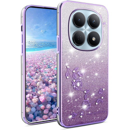 Θήκη με γκλίτερ Glitter Flower για Xiaomi Redmi Note 15 5G