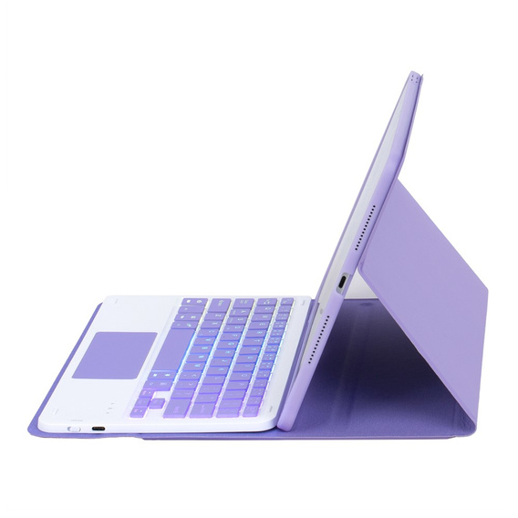 Θήκη με φωτιζόμενο πληκτρολόγιο Bluetooth και touchpad για Samsung Galaxy Tab A11+