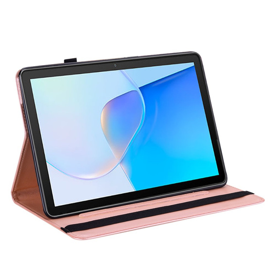 θήκη πτερύγιο για Huawei MatePad SE 10.4, tree, ροζ rose gold