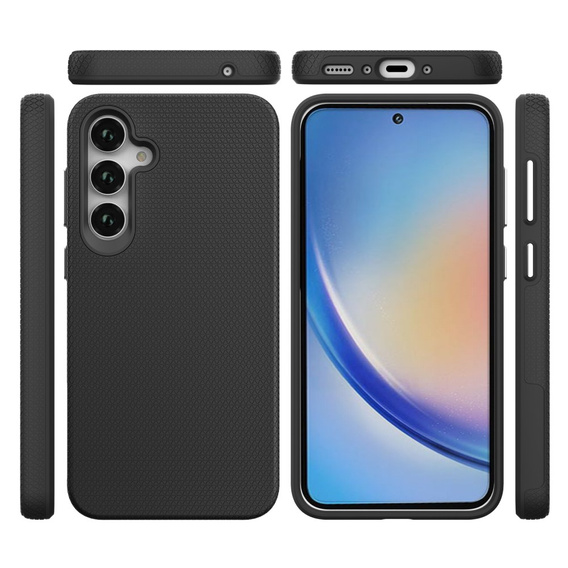 Θωρακισμένη θήκη για Samsung Galaxy A55 5G, Dual Armored, μαύρη