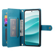Θήκη με πτερύγιο για Xiaomi Redmi Note 14 Pro 5G / Poco X7 5G, Wallet Zipper Pocket, μπλε