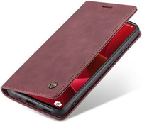 θήκη CASEME για Samsung Galaxy S20 FE, Leather Wallet Case, κόκκινη