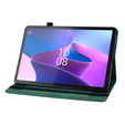 Θήκη για Lenovo Tab P11 Gen 2, Wallet Pen Slot, πράσινη