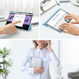 Θήκη για Samsung Galaxy Tab S10 Ultra, Dux Ducis TOBY, μπλε