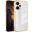 Θήκη για Xiaomi Poco F5, Glamour CamShield, λευκή